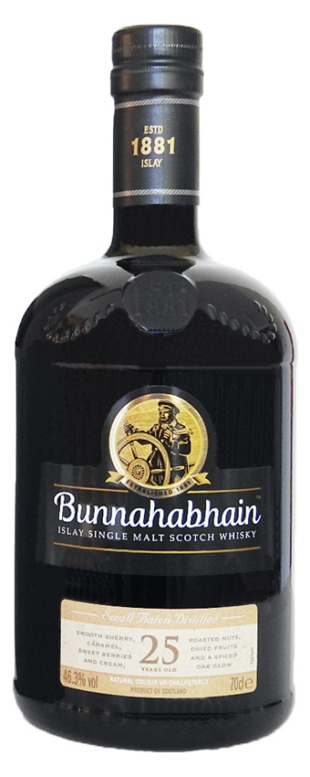 Bunnahabhain 25y - 2005 - OB XXV, Old Label - Bourbon- and Sherry Casks - 43%