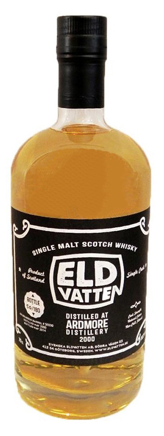 Ardmore - 00-14 - Svenska Eldvatten, Ex-Bourbon Barrel # SE030, 180btl - 50,2%