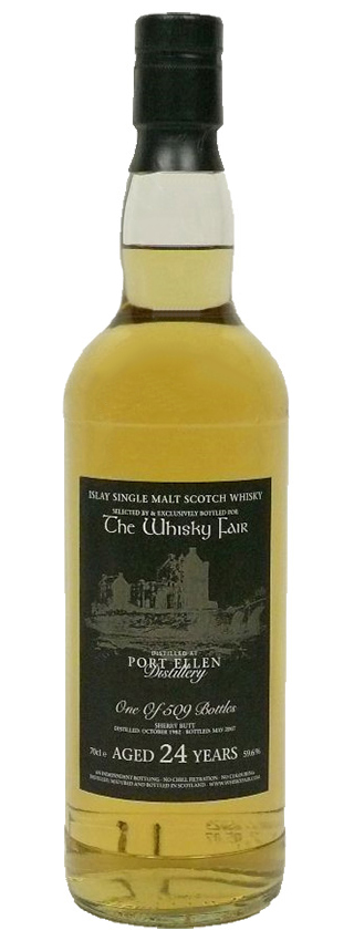 Port Ellen 24y - 82-07 - The Whisky Fair 2007, Sherry Butt, 509btl - 59,6%