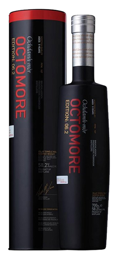 Octomore 05y - 08-13 - OB, 06.2 /167 Ochdamh-mòr, Limousin, 18000btl - 58,2%