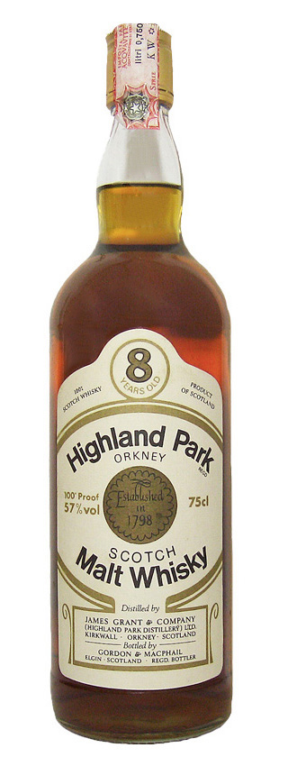 Highland Park 12y ~1960er - OB, Orkney coast label, Ferraretto import - 43%