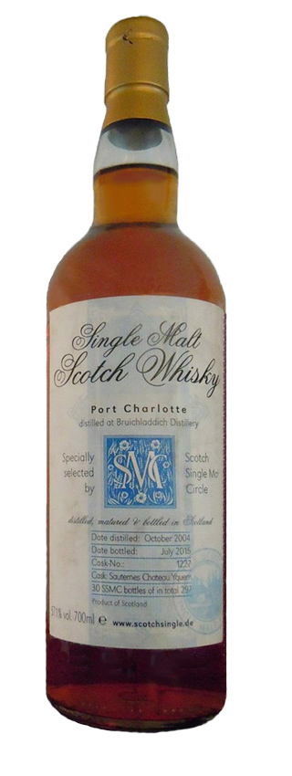 Port Charlotte 10y - 04-15 - SSMC, Bourbon #1227 Château dYquem Fin. 30btl - 57,1%