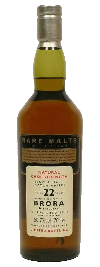 Brora 22y - 72-95 - OB, Rare Malts Selection - 58,7%
