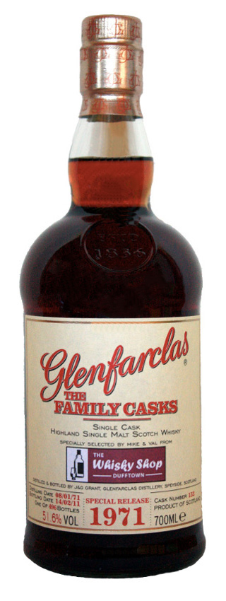Glenfarclas 40y - 71-11 - OB for W-Shop Dufftown, The Family Cask 152, 496btl, 51,6%