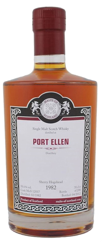 Port Ellen 30y - 82-12 - MoS, Sherry Hogshead, Cask 12017, 298btl - 58,6%