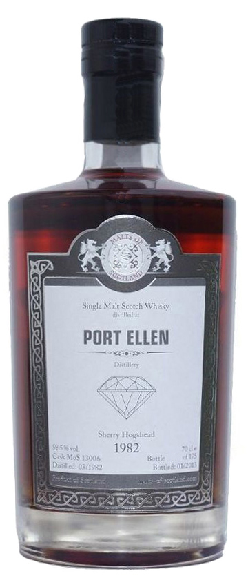 Port Ellen 30y - 82-13 - MoS, Diamonds, sherry cask 13006, 175btl - 59,5%