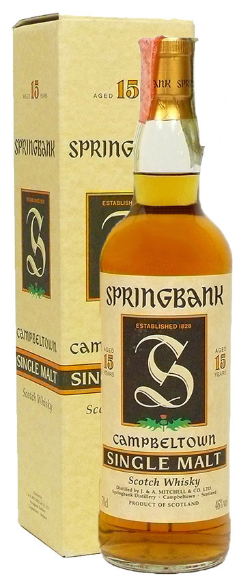 Springbank 15y - 80-95 - OB, Green Thistle, 95/274 - 46%
