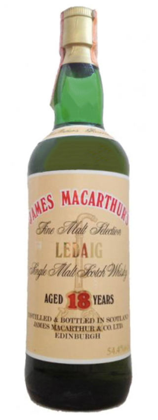 Tobermory - Ledaig 18y - 1972 - James MacArthur, Fine Malt Selection - 54,4%