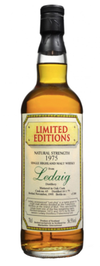 Tobermory - Ledaig 20y - 75-95 - Blackadder, Lim. Editions, Oak #65, 180btl - 56,5%