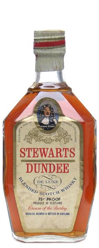 Stewarts Dundee ~1970er - De Luxe Blend, cream of the barley, over 20yo, 75°Proof - 43%