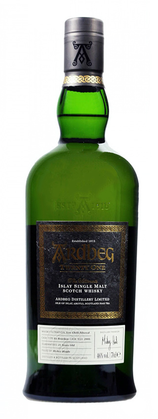 Ardbeg 21y - 2016 - OB, Twenty One, Committee Release, Bourbon Cask - 46%