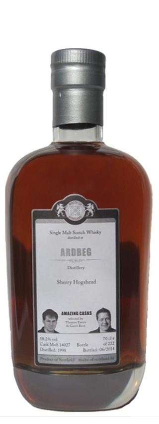 Ardbeg - 98-14 - MoS Amazing Cask, Sherry Hogshead #14027, 222btl - 58,2%