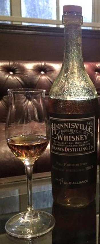 Hannisville - 1863-1913 - OB, Rye Whiskey, Oak Barrels, 24btl - Re-bottled 2015 TAA