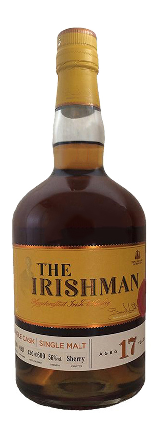 The Irishman 17y - 99-16 - Walsh Distillery Exclusive, Sherry Butt 6931, 600btl - 56%