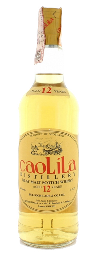 Caol Ila 12y ~1968-80 - OB for Zenith/Bonfanti, Bulloch Lade, caoLiLa Oval Label - 43%