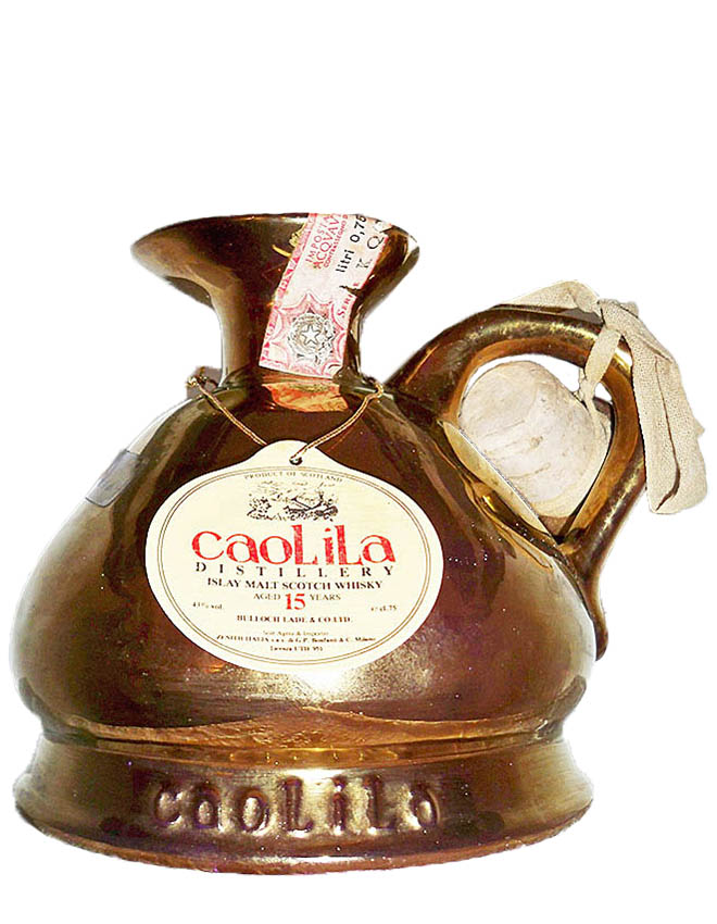 Caol Ila 15y ~1970-85 - OB for Zenith/Bonfanti, Bulloch Lade, Golden decanter (22kt) - 43%