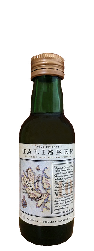Talisker 10y ~1986 - OB, Old label map, Pre Classic Malt - Mini 5cl, SC994 - 45,8%
