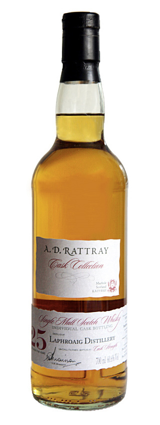 Laphroaig 25y - 86-11 - A.D.Rattray - Bourbon Cask 2123, 170btl - 60,6%