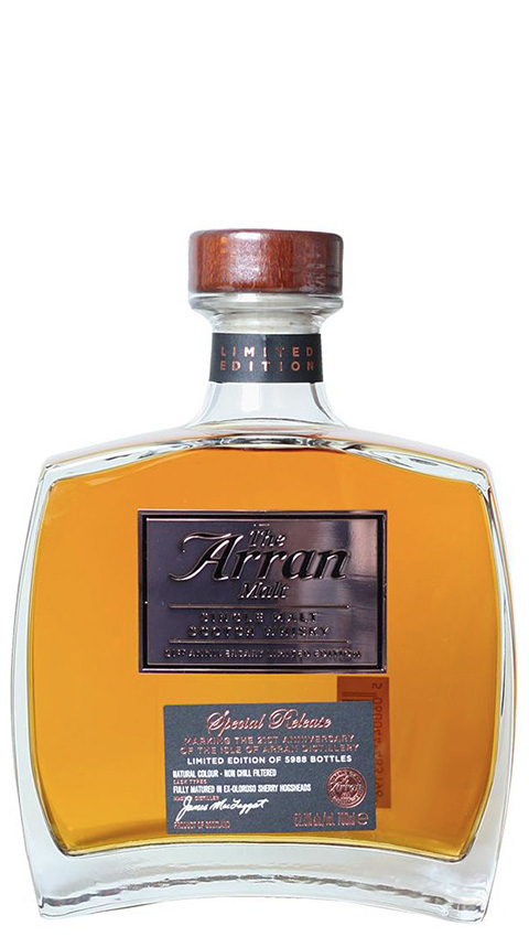 Arran 2016 - 21st Anniversary Lim. Ed. Sherry Hogsheads 1995/96/97, 5988btl - 52,6%