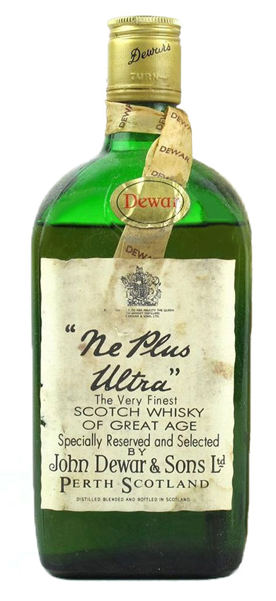 Dewar’s ~1950er - Ne Plus Ultra, The Very Finest, 26½ozs. - 43%