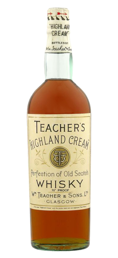 Teacher’s ~1950er - Ardmore - Highland Cream, Perfection, Cork, 0,75L - 40%