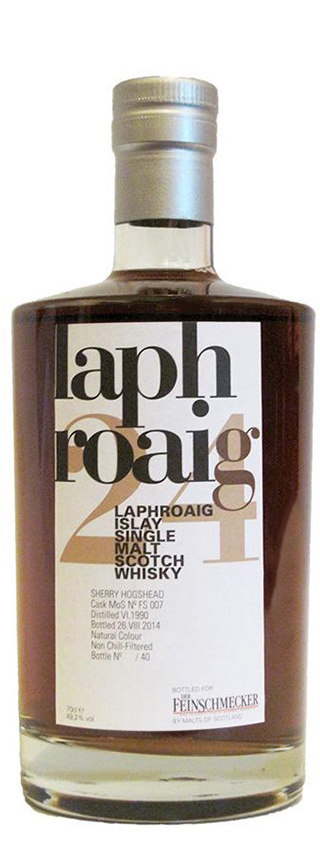 Laphroaig 24y - 90-14 - MoS for Feinschmecker, Sherry #FS007, 40btl - 49,2%93