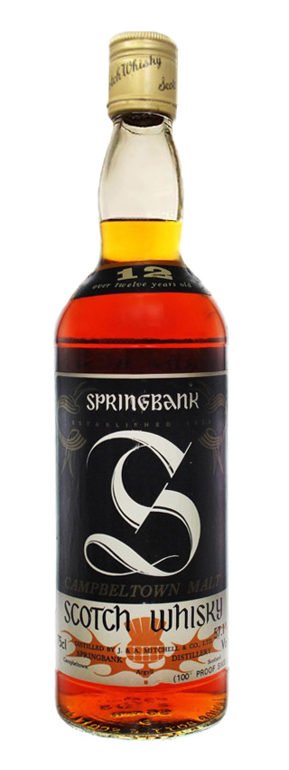 Sprinkbank 12y - OB, Black Label, White S, Golden Screw Cap, SC 999, 1979 - 46%