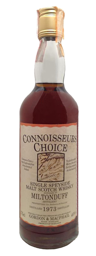 Miltonduff - 73-91 - G&M for Sestante, Con. Choice, Map label, 0,75l - 40%