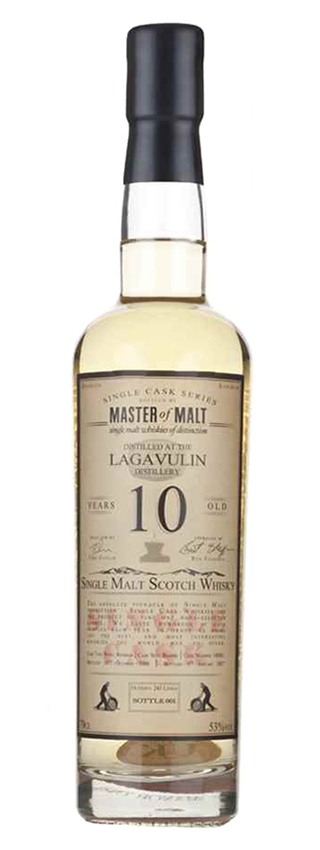 Lagavulin 10y - 05-16 - Master of Malt, Refill Bourbon Hog. #200803, 270btl - 56,1%