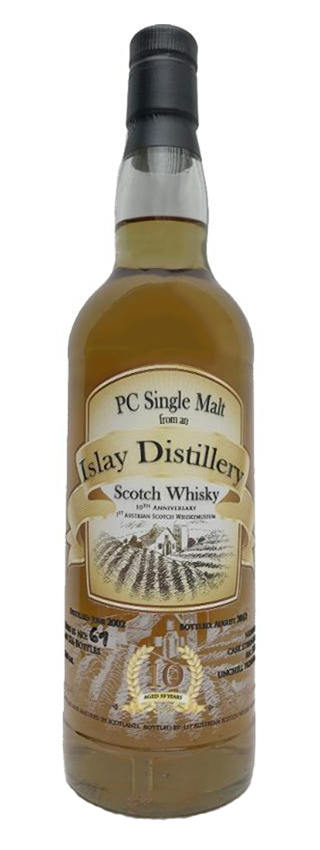 Port Charlotte 10y - 02-12 - AWC, 10th Anniversary 1st Whisky Museum (A), 336btl - 55%