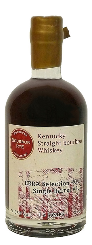 Heaven Hill 15y - 99-14 - EBRA, Kentucky Straight Bourbon, Barrel #1.5, 120btl, 149,1 Proof - 74,55%