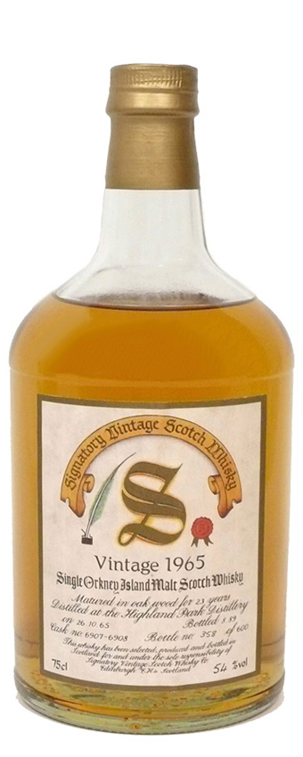 Highland Park 23y - 65-89 - Sig, Vintage Collection, Dumpy, oak wood cask 6907+6908, 600btl, 75cl - 54%