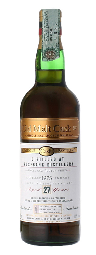 Rosebank 27y - 75-02 - DL, Old Malt Cask, 312btl - 50%