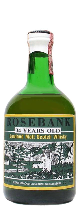 Rosebank 34y - ~40~80 - GSL, George Strachan Ltd. of Deeside, 70°Proof, 26 2/3 flozs - 40%