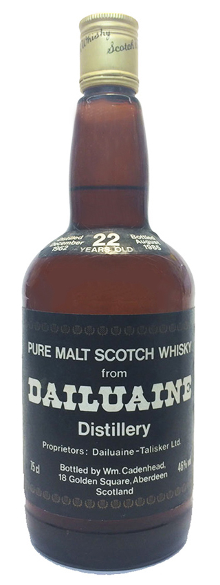Dailuaine 22y - 62-85 - Cad, Dumpy Bottle, brown glas, 75cl - 46%