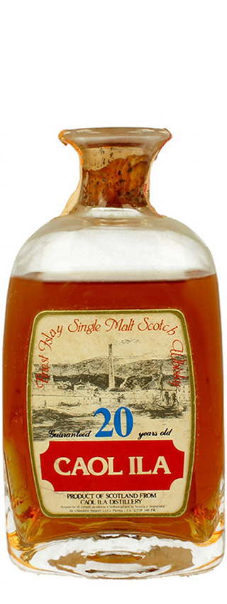 Caol Ila 20y ~1980 - Sestante, Kristall-Decanter - 40%