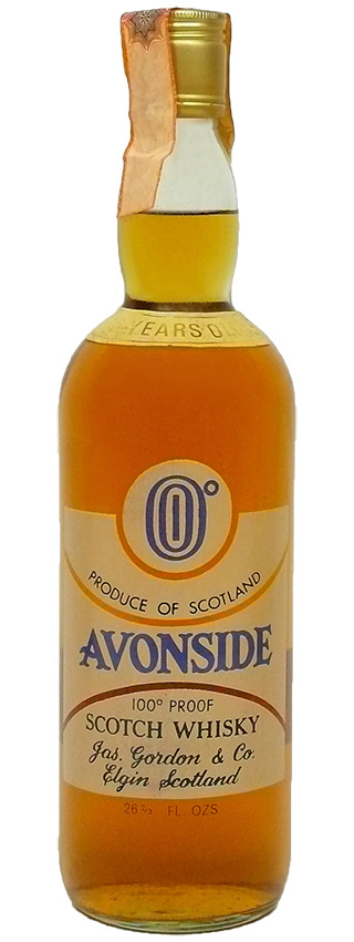 Avonside 08y ~-1970er - Jas. Gordon for Ed. Giaccone, 26 2/3flozs, 100°prf, SC96 - 57%