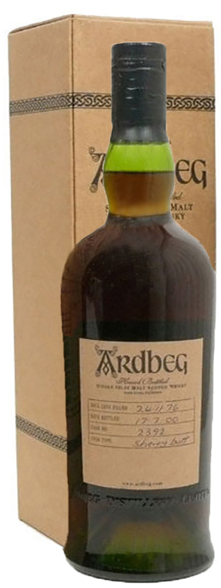 Ardbeg 24y - 76-00 - OB, The Ardbeg Committee, Sherry butt #2392, 528btl - 55%