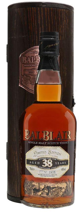 Balblair 38y - 66-04 - OB, 2nd fill Oloroso Sherry casks, 2400btl - 44%