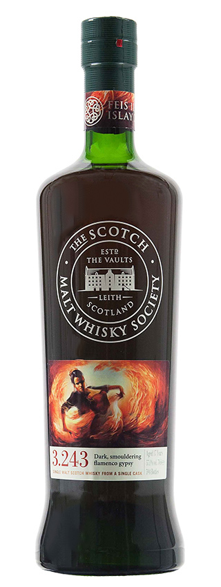 Bowmore 17y - 97-15 - SMWS, 3.243, Dark smouldering flamenco gypsy, Refill Sherry Butt, 594btl for Feis Ile - 57,1%