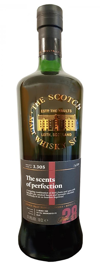 Bowmore 28y - 89-17 - SMWS, 3.305, The scents of perfection, 26y 1.fill Bourbon & 2y 1.fill PX Hogshead, 209btl - 52,8%