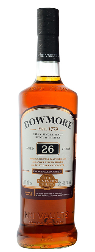 Bowmore 26y - 2017 - OB, The Vintners Trilogy, French Oak Barrique - 48,7%