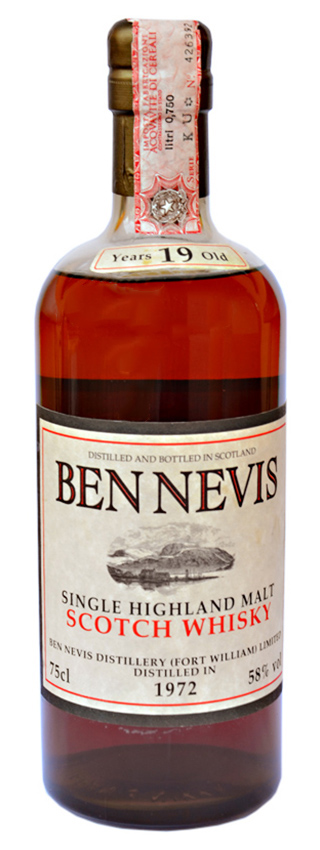 Ben Nevis 19y - 1972 - OB, Fort William Limited, oak cask, 75cl - 58%