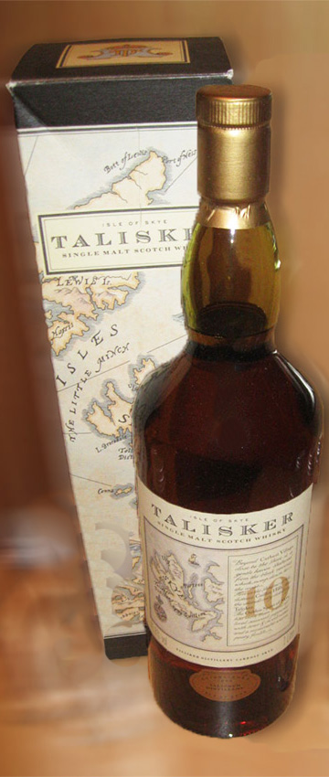 Talisker 10y - ~73-83 - OB, Old map label, 1st bottling, 1L, SD720 - 45,8%