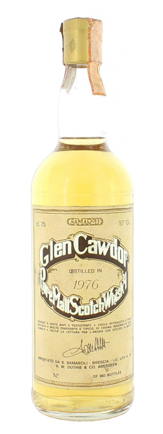 Glen Garioch - 1976 - Samaroli, Glen Cawdor, Pure Malt Selection, 960btl, 75cl - 57%
