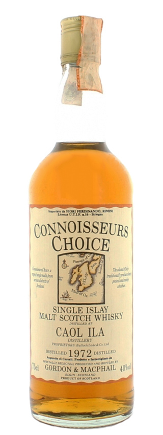 Caol Ila - 1972 - G&M, Connoisseurs Choice, first map label, 75cl - 40%