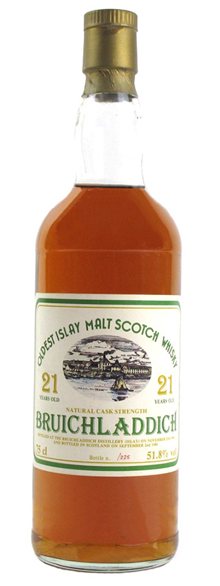 Bruichladdich 21y - 64-86 - G&M, for Intertrade, Oldest Islay Malt Scotch Whisky, 225btl, 75cl - 51,8%