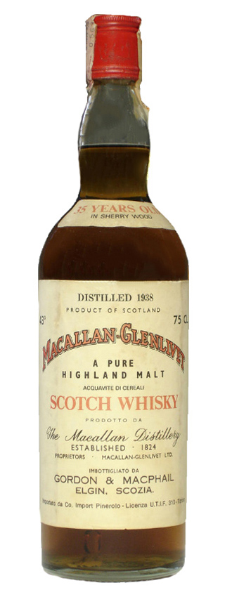 Macallan 35y - 1938 - G&M for Pinerolo (IT), A Pure Highland Malt, sherry wood, red screw cap, 75cl - 43%