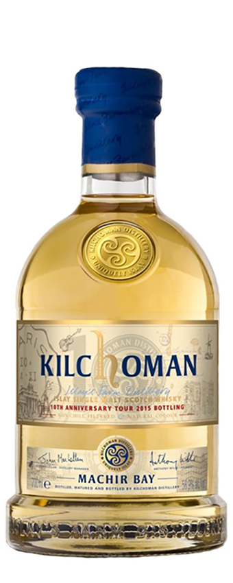 Kilchoman - 2015 - OB, Machir Bay Cask Strength, 10th Anni. Tour 2015, Bourbon Barrel, 1500btl - 58,9%