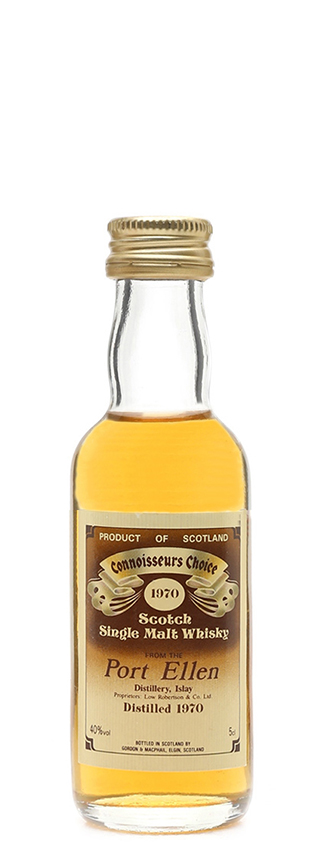 Port Ellen - 1970 - G&M, Connoisseurs Choice, brown label, mini - 40%